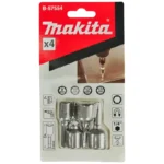 Set de Dados Hexagonal Milimétrico 1/4" Hex 4 Pzs Makita B-57554