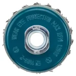 Grata de copa trenzada reforzada alambre 2" x 60 mm. x M14 - Imagen 3